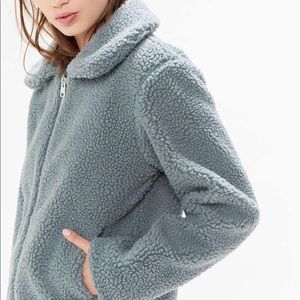 NWT BDG theo fleece teddy jacket